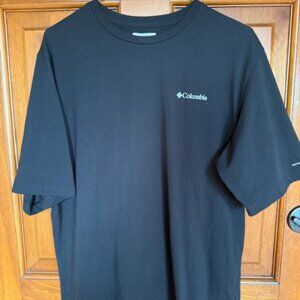Men’s Columbia Omni Wick T Shirt - Black , LT  Large Tall